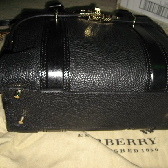 BURBERRY Medium Leather Portrait Minford Bag - Picture 7 of 14